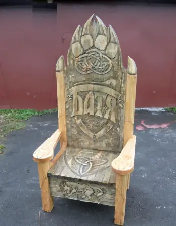 Кресло трон Викинг