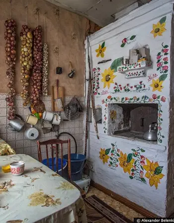 Кухня в деревенском доме