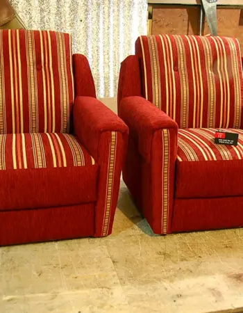 Советский диван с креслами