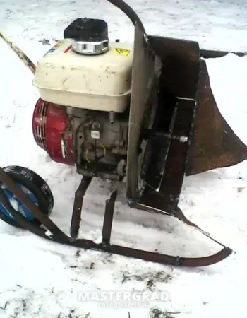 Снегоочиститель ротор с ДВС на мотоблок